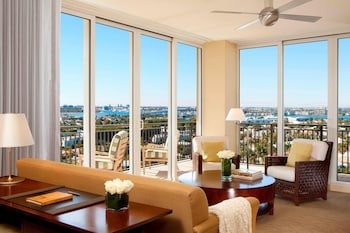 Condo, 2 Bedrooms, Non Smoking | Hypo-allergenic bedding, minibar, in-room safe, desk at Palm Beach Marriott Singer Island Beach Resort & Spa