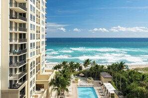 Condo, 1 Bedroom (View) | Hypo-allergenic bedding, minibar, in-room safe, desk - Palm Beach Marriott Singer Island Beach Resort & Spa (Singer Island)