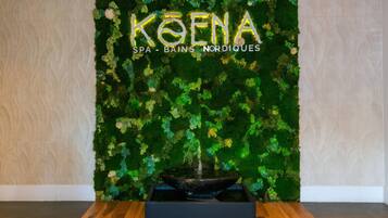 Sauna, hot tub, steam room, body treatments, hot stone massages