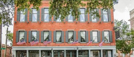 Façade de l’hébergement