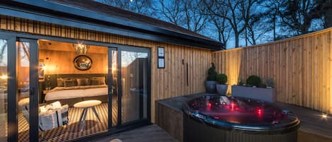 Luxe boomhut | Terras