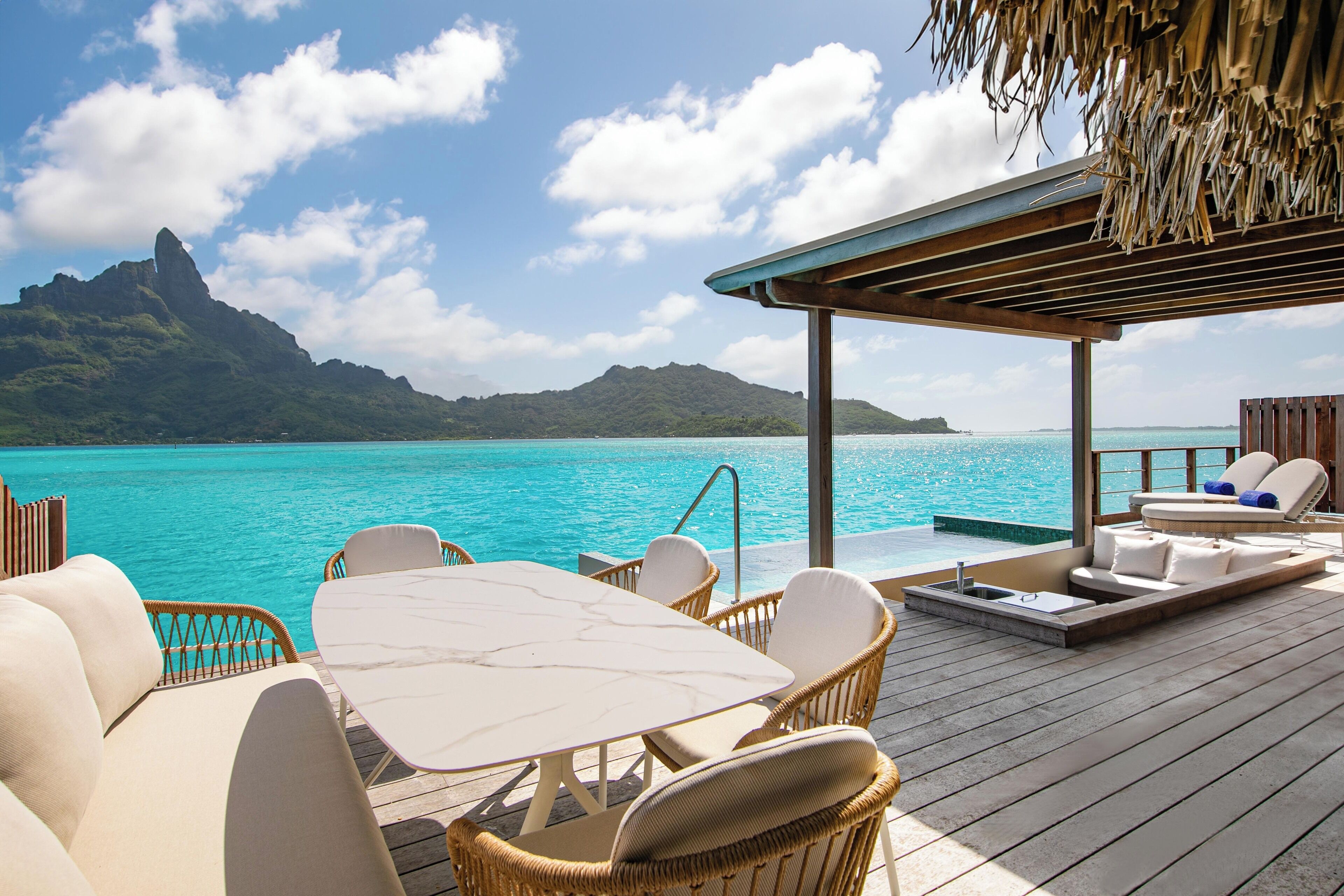 Royal Villa, 2 Bedrooms, Mountain View, Overwater | View from room