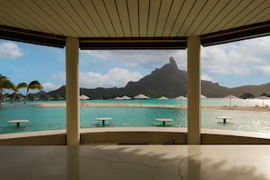 Outdoor pool, pool cabanas (surcharge), pool umbrellas