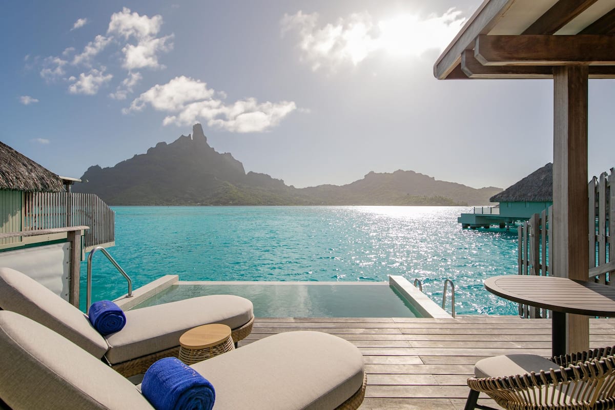 Bungalow, 1 kingsize bed, niet-roken, op het water (View) | Kameruitzicht