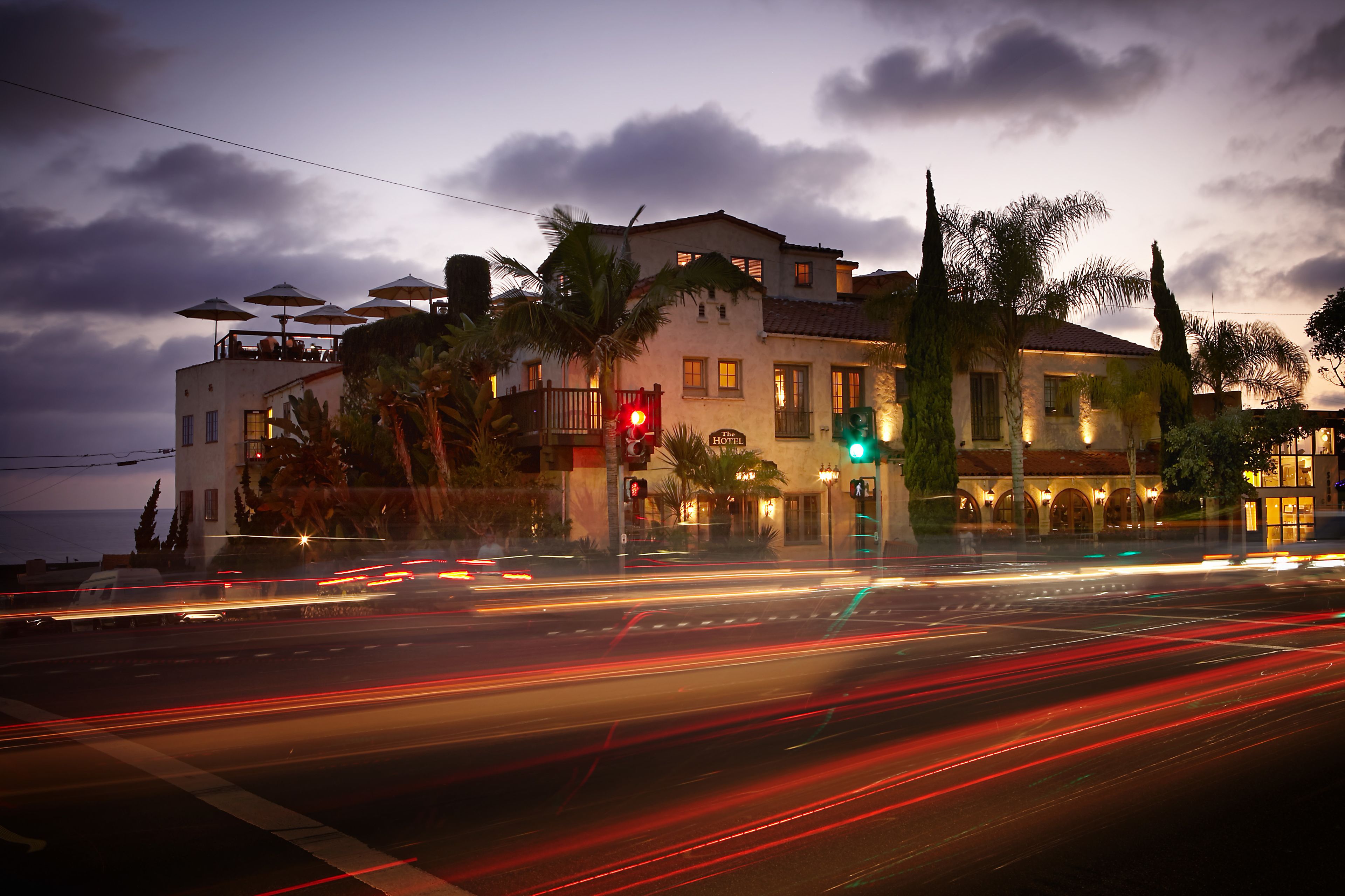 front of property – evening/night