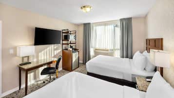 Standard Room, 2 Double Beds, Non Smoking | Premium bedding, pillow-top beds, in-room safe, individually furnished