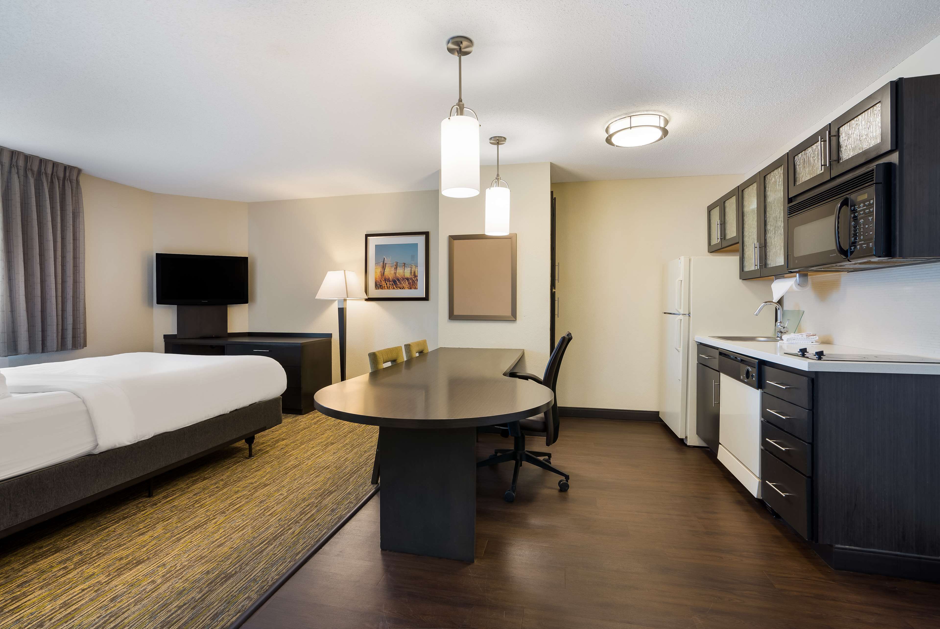 superior suite, 2 queen beds (one bedroom suite - two queens) | private kitchenette | fridge, microwave, stovetop, dishwasher