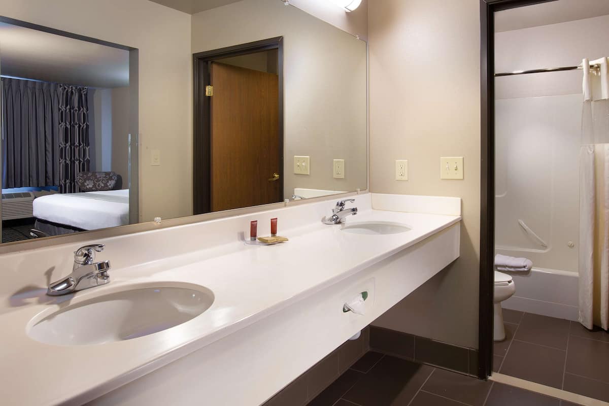 in-room safe, desk, blackout curtains, iron/ironing board