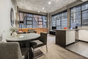 One Bedroom Apartment - Stair Access | Living area