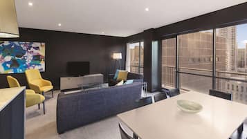 Appartement « Premier », 3 chambres | 1 chambre, coffres-forts dans les chambres, bureau
