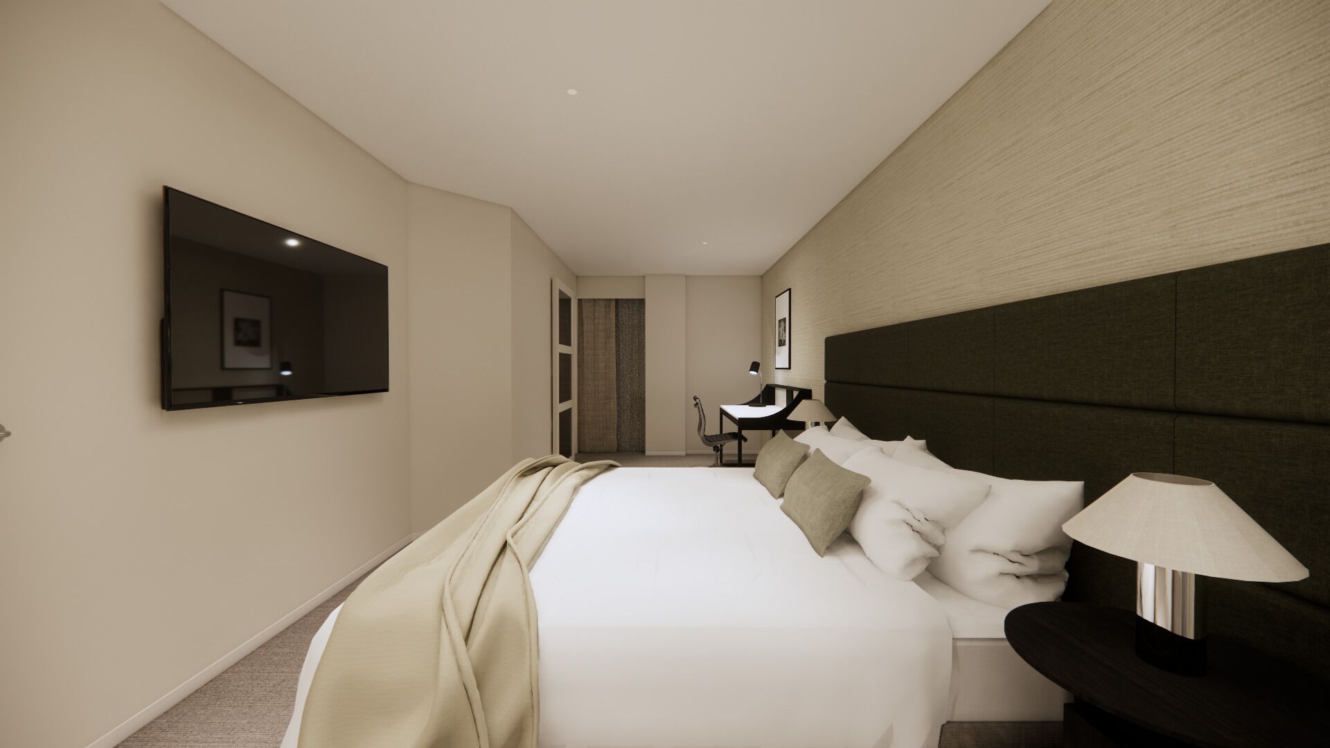 Premium bedding, pillow-top beds, in-room safe, desk
