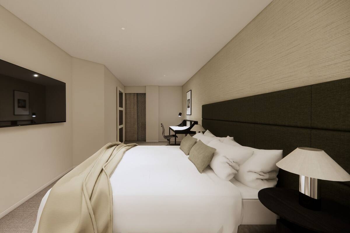 Premium bedding, pillow-top beds, in-room safe, desk