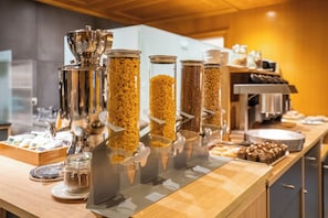 Daily buffet breakfast (EUR 14 per person)
