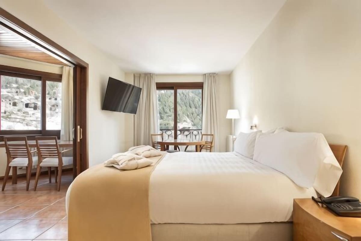 Literie de qualité supérieure, couette en duvet d'oie, minibar