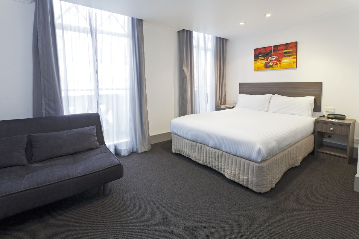 In-room safe, desk, blackout curtains, soundproofing