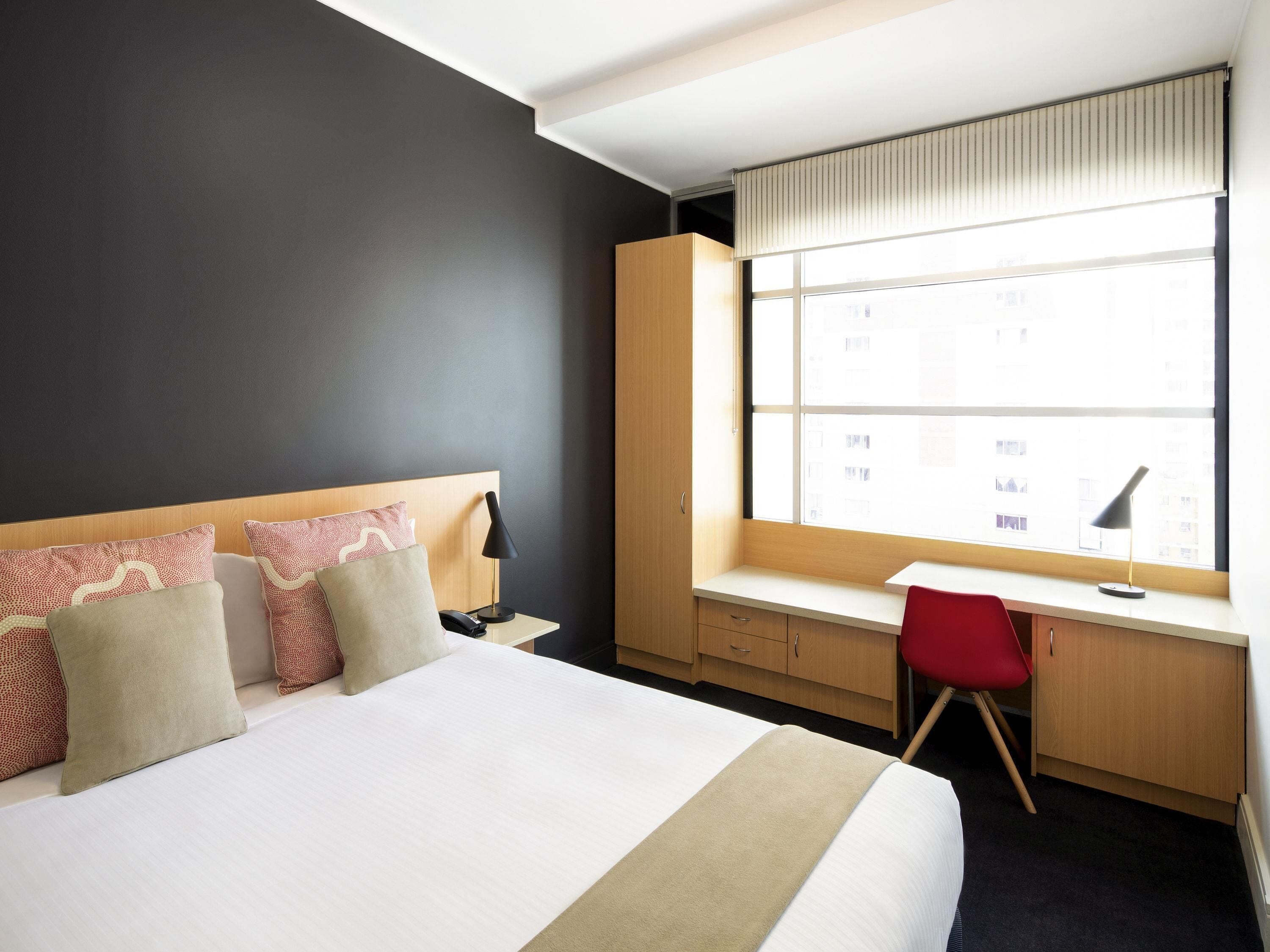 In-room safe, desk, blackout curtains, soundproofing
