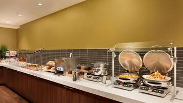 Daily buffet breakfast for a fee