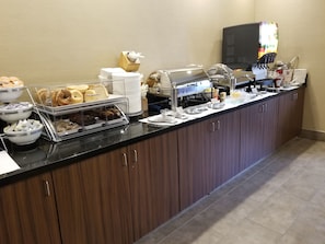 Free daily full breakfast
