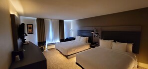 1 bedroom, desk, laptop workspace, iron/ironing board