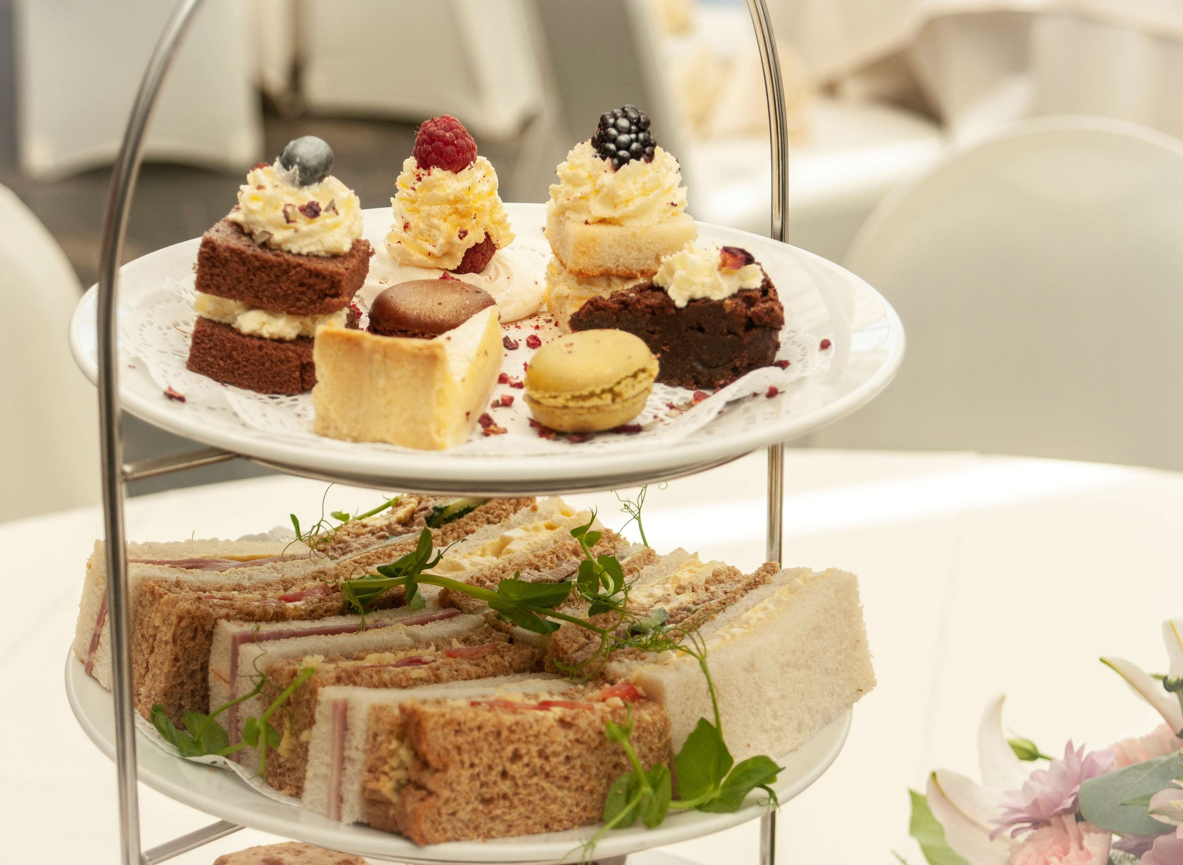 breakfast, lunch and dinner served