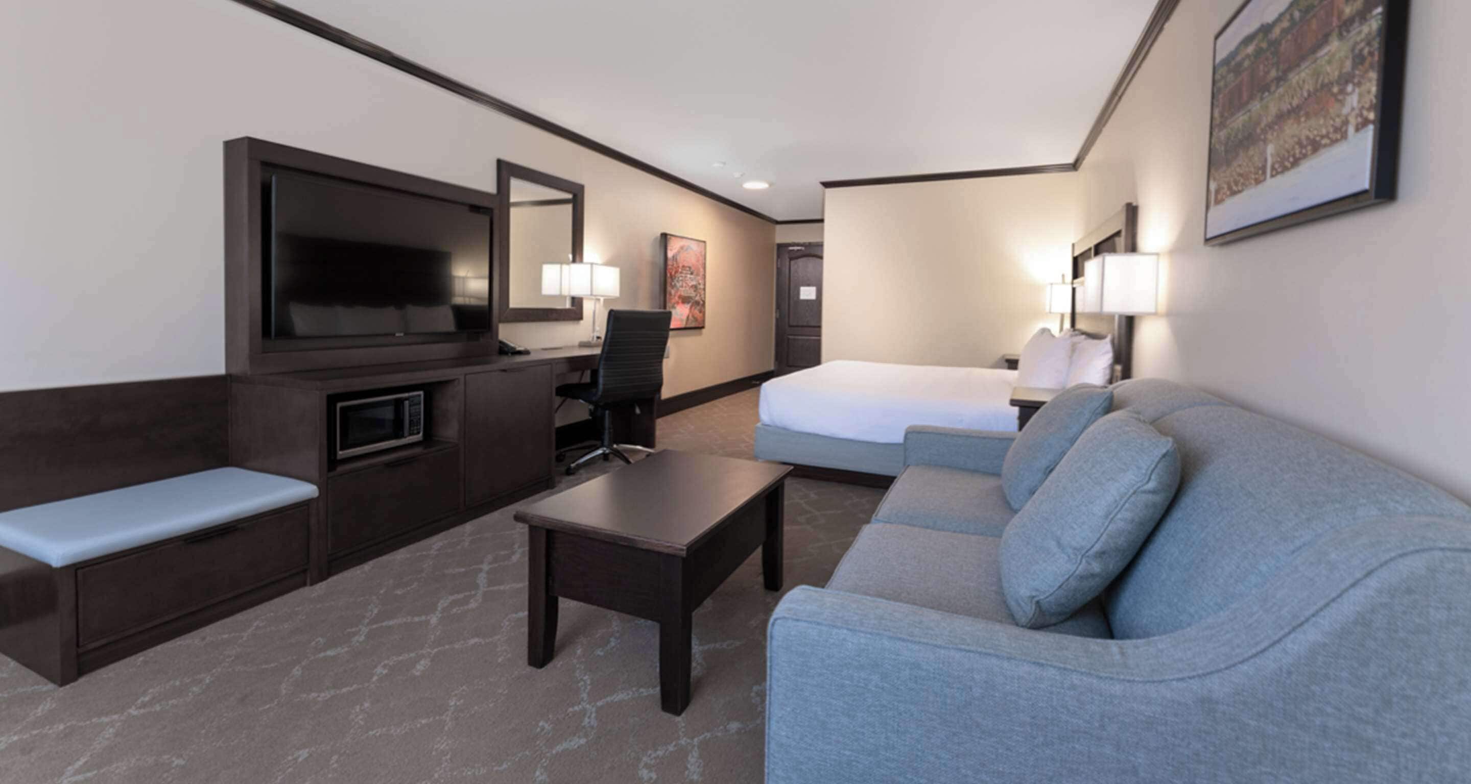 standard room, 1 king bed, non smoking (with sofabed) | 1 bedroom, egyptian cotton sheets, premium bedding, in-room safe