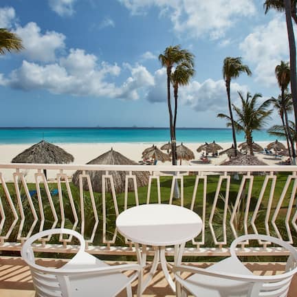 Standard Room, 2 Queen Beds, Ocean View | Balcony view