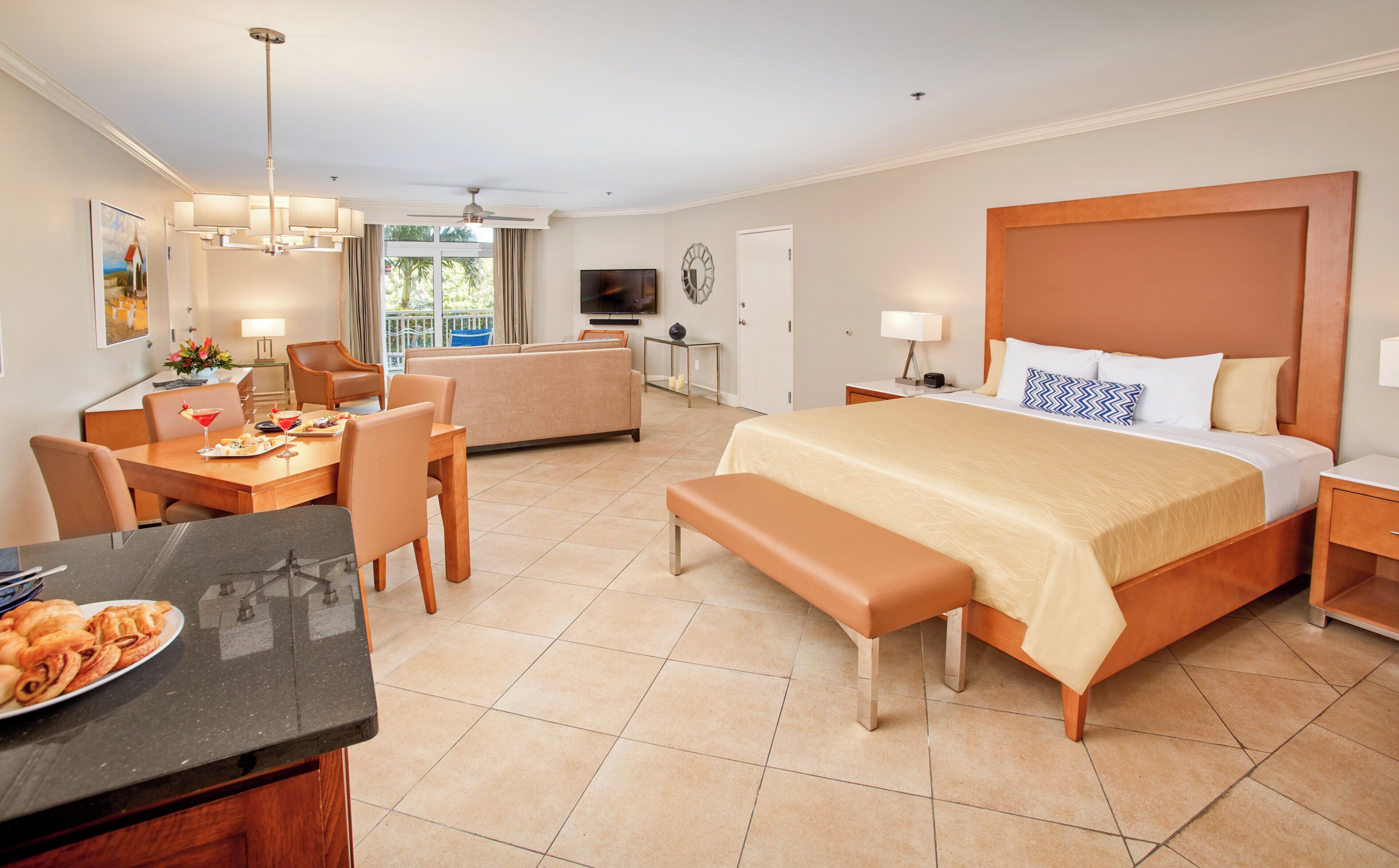 Golf Villa Studio Suite | Coffre-fort, rideaux d’obscurcissement, fer et planche à repasser