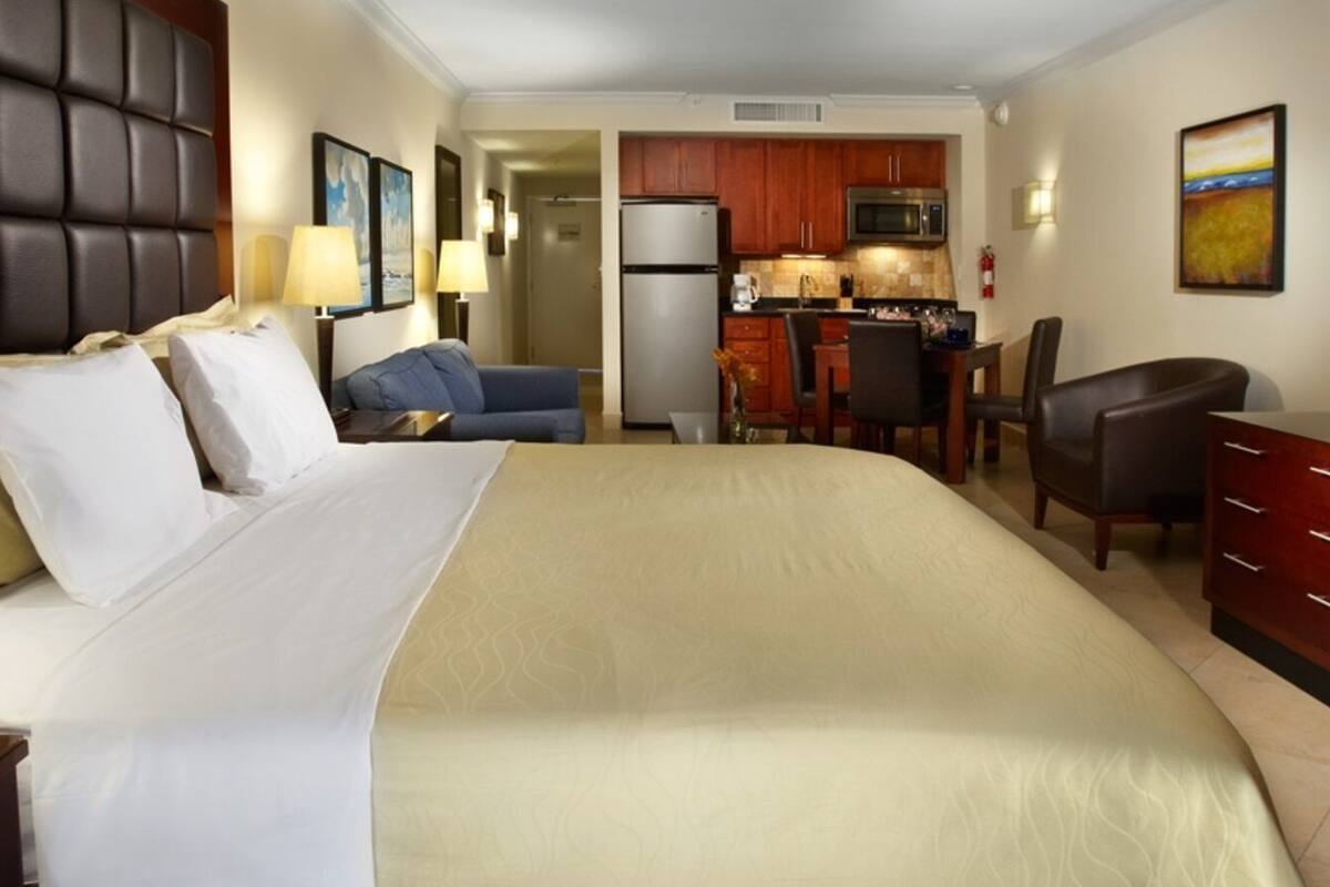 In-room safe, blackout drapes, iron/ironing board, cribs/infant beds