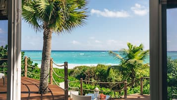 Casa de campo, várias camas, de frente para o oceano | 1 quarto, roupas de cama antialérgicas, cofres nos quartos, escrivaninha