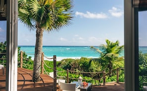 Cottage, 2 Bedrooms, Oceanfront | Minibar, in-room safe, desk, soundproofing