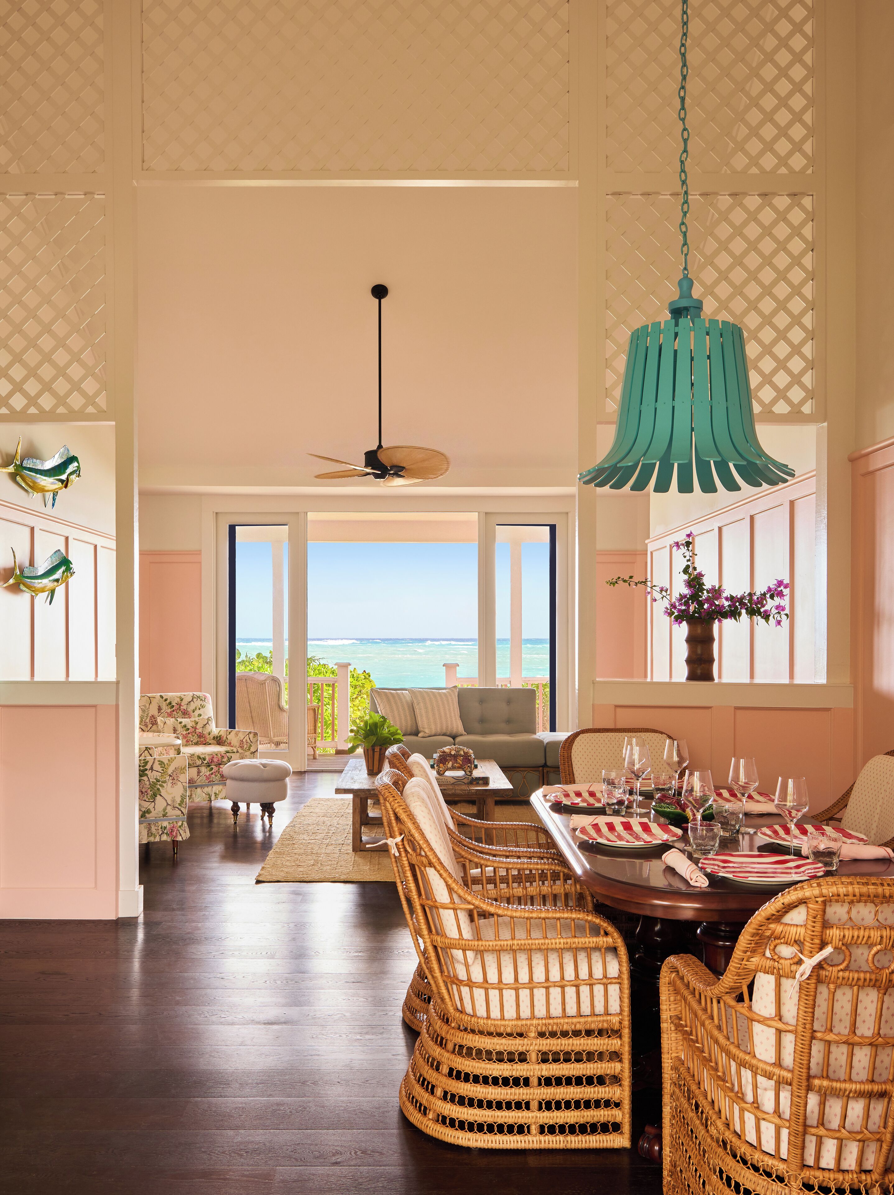 two bedroom sea cottage - kitchen | living area | flat-screen tv, ipod dock