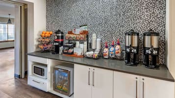 Free daily on-the-go breakfast