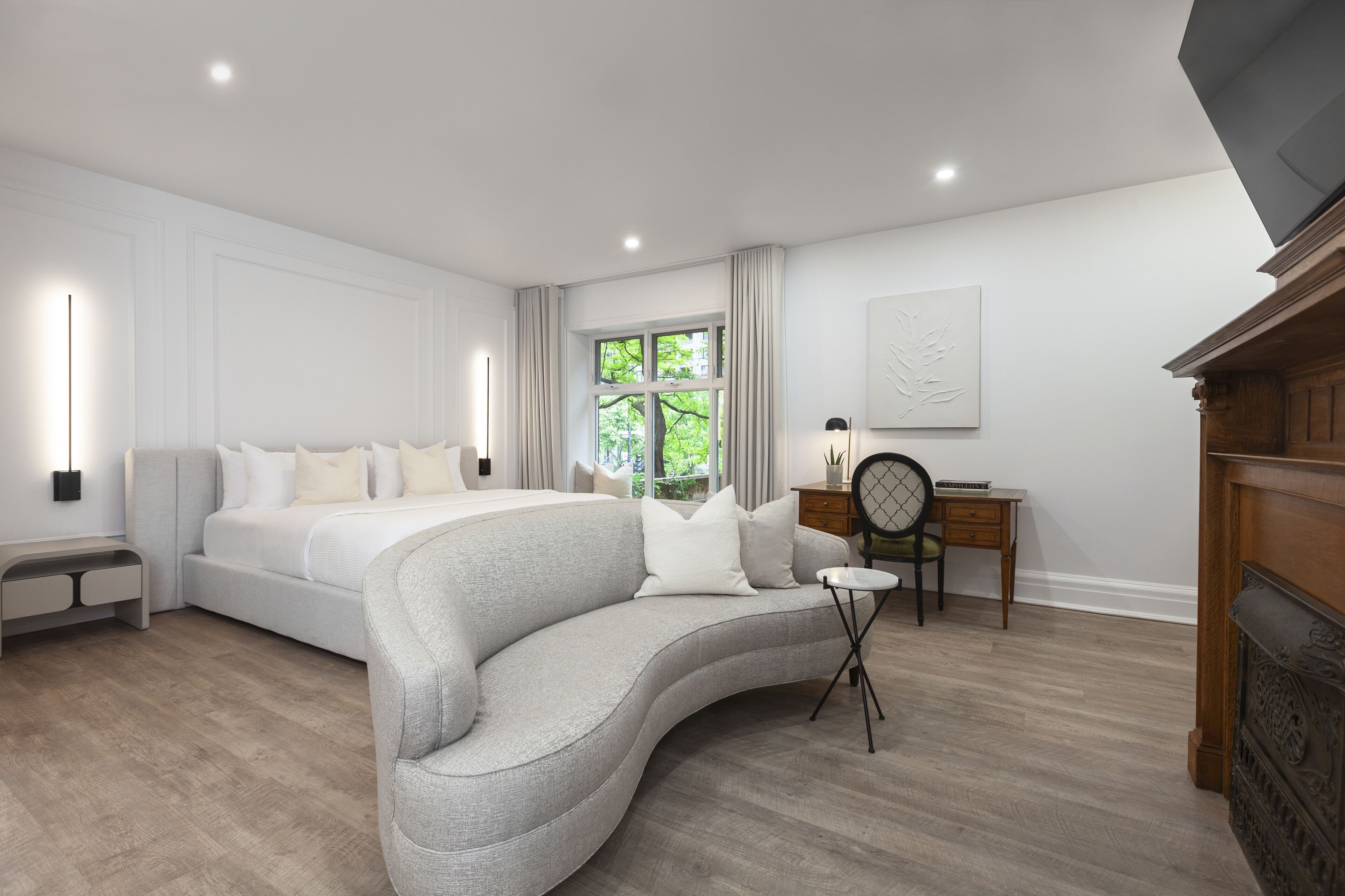 trianon suite | premium bedding, in-room safe, blackout curtains, iron/ironing board