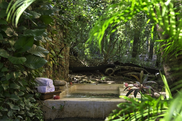 Private spa tub