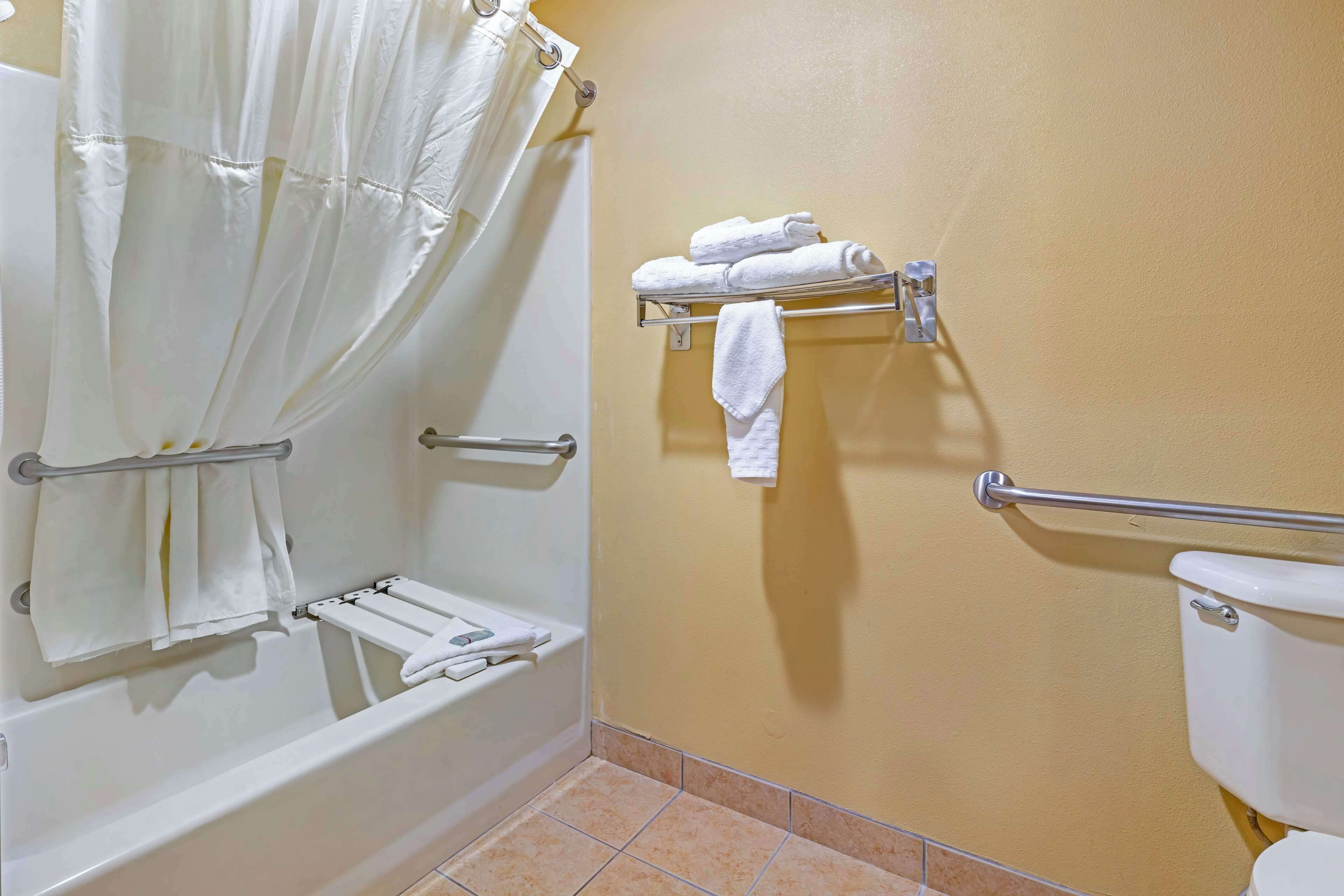 free toiletries, hair dryer, towels, soap