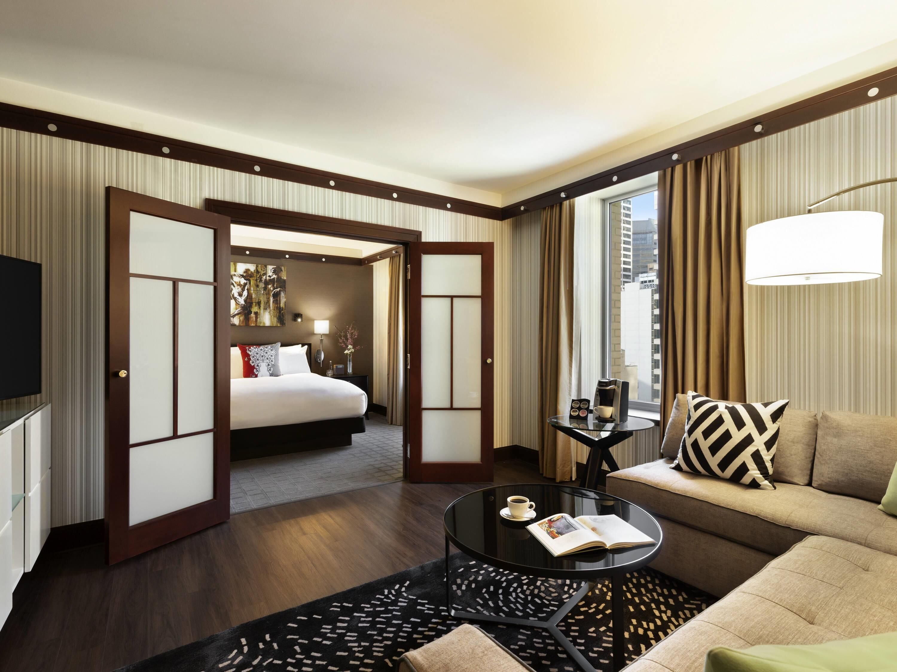 Premium bedding, minibar, in-room safe, desk