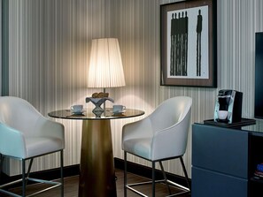 Premium bedding, minibar, in-room safe, desk