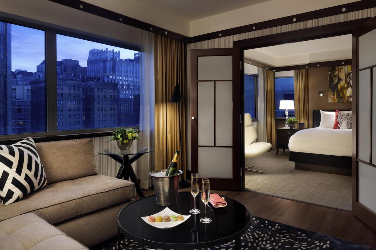 Luxury Suite, 1 Bedroom, Mobility Accessible | Premium bedding, minibar, in-room safe, desk