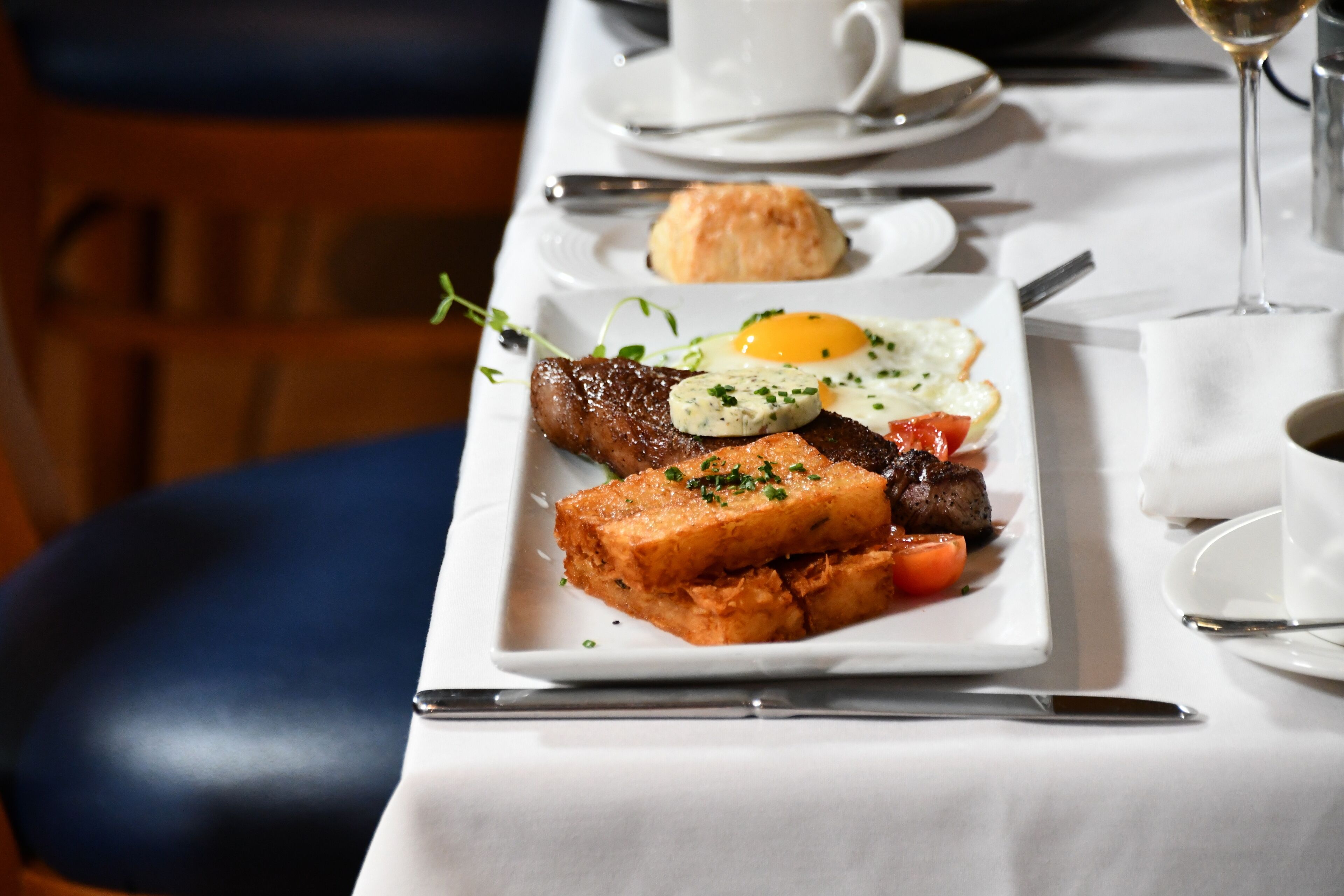 to-go breakfast for a fee on weekdays