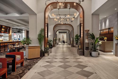 Interior entrance