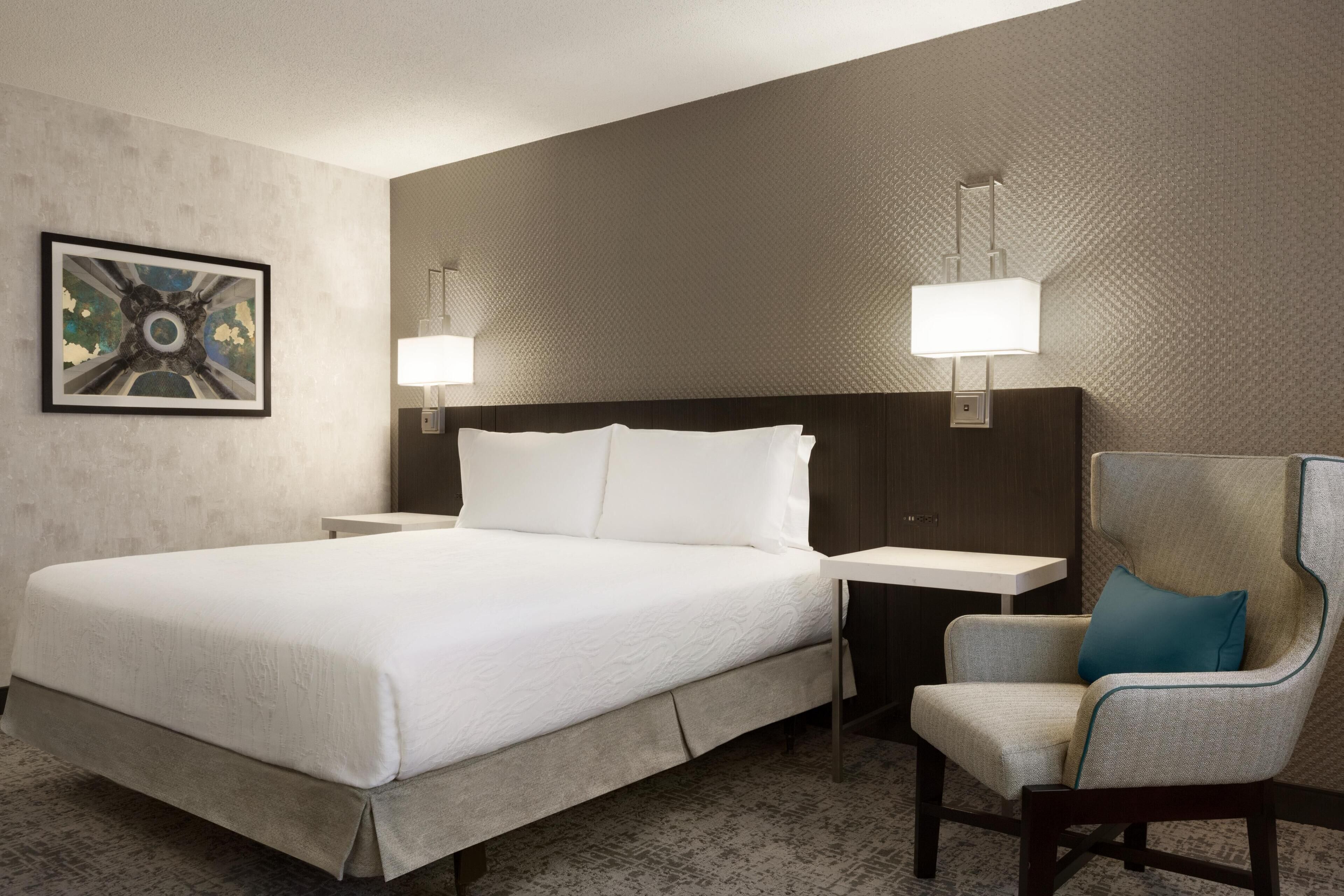 Premium bedding, Select Comfort beds, in-room safe, desk