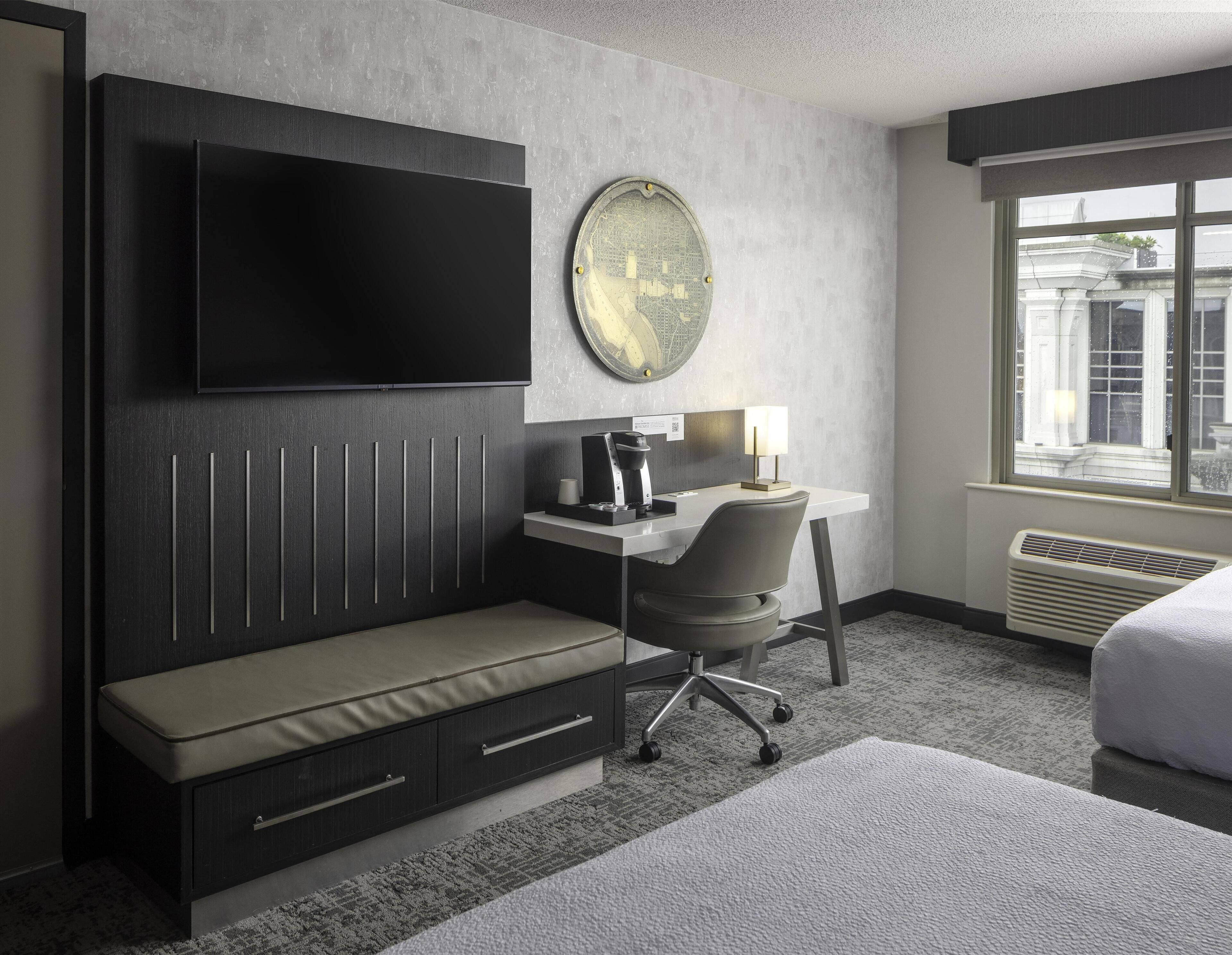 Premium bedding, Select Comfort beds, in-room safe, desk