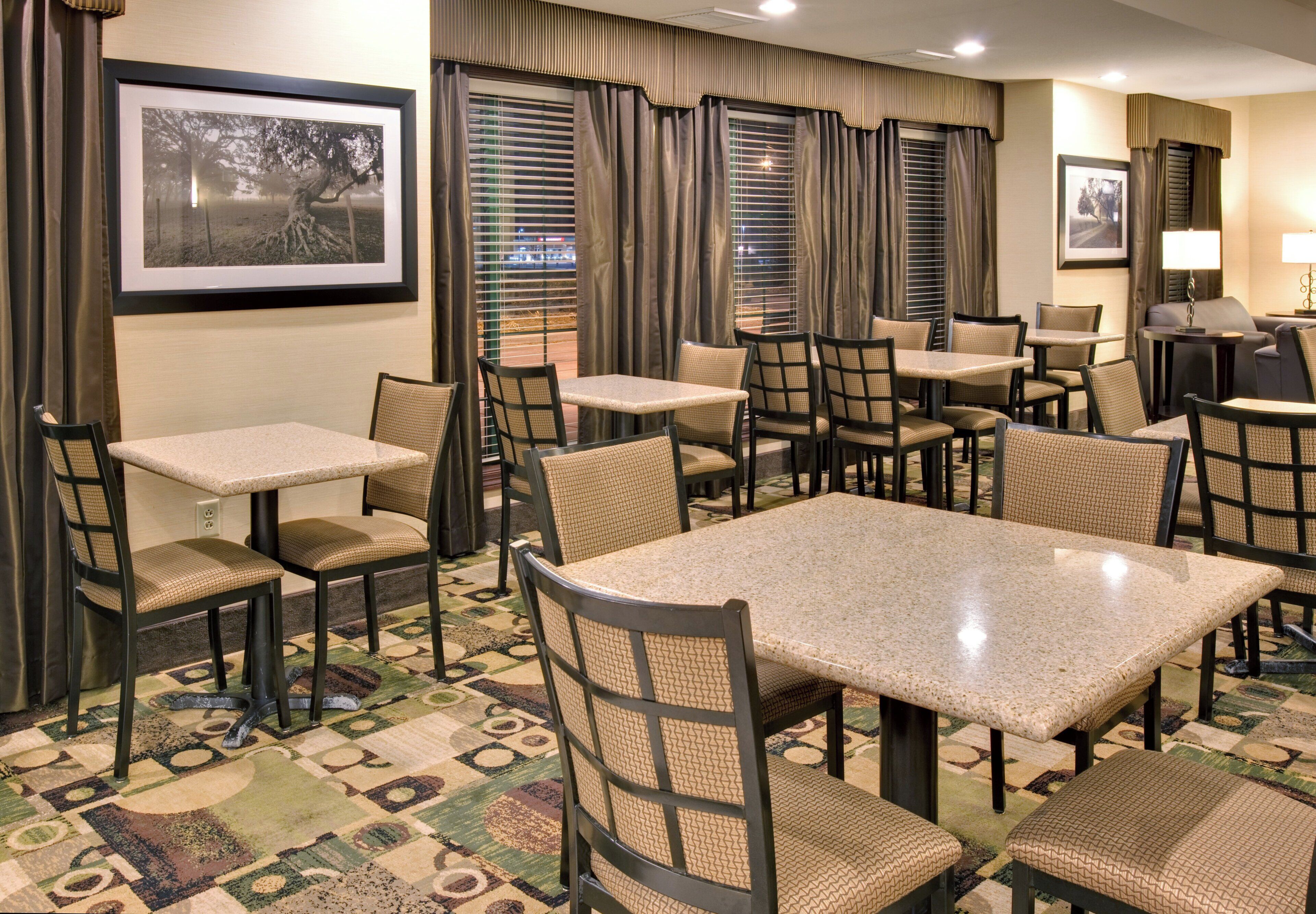 Free daily self-serve breakfast