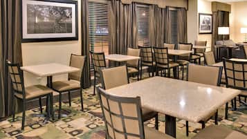 Free daily self-serve breakfast