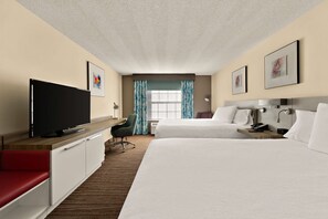 Standard Room, 2 Queen Beds | Egyptian cotton sheets, premium bedding, pillowtop beds, desk