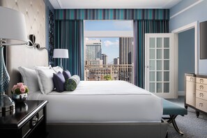 Junior Suite, 1 Bedroom, Non Smoking, Balcony | Egyptian cotton sheets, premium bedding, down comforters, pillowtop beds
