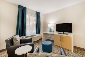 39-inch LCD TV with cable channels, TV