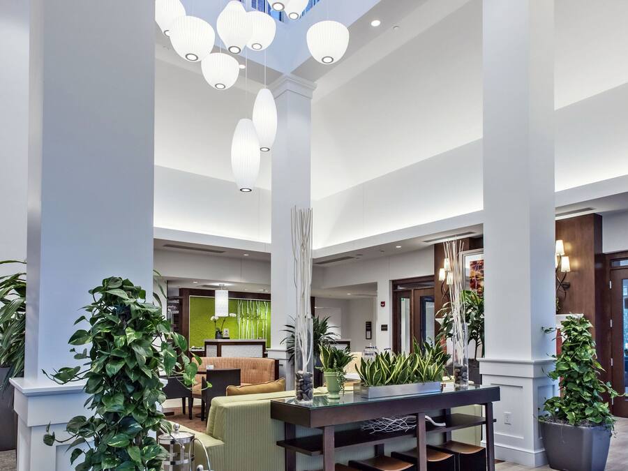 Sala de estar en el lobby