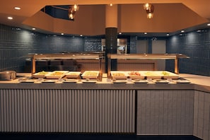 Free daily buffet breakfast