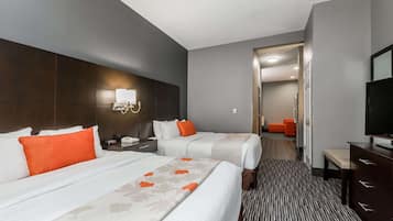 1 bedroom, Egyptian cotton sheets, premium bedding, down duvets